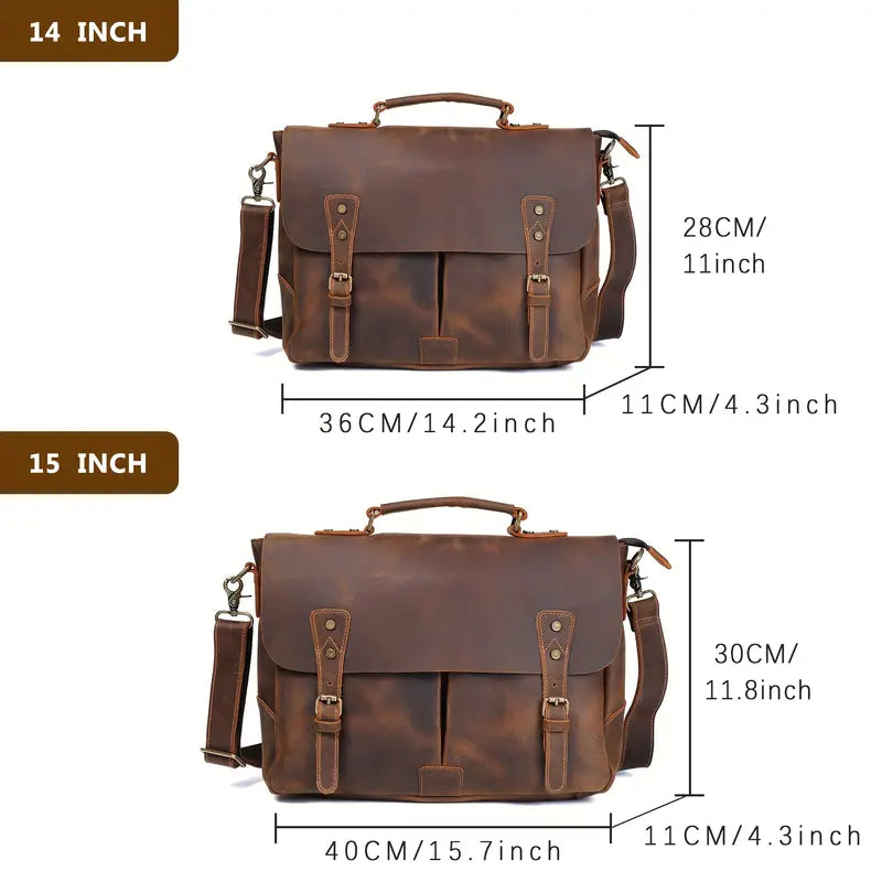 Mark - Retro Style Document Bag Messenger Bag