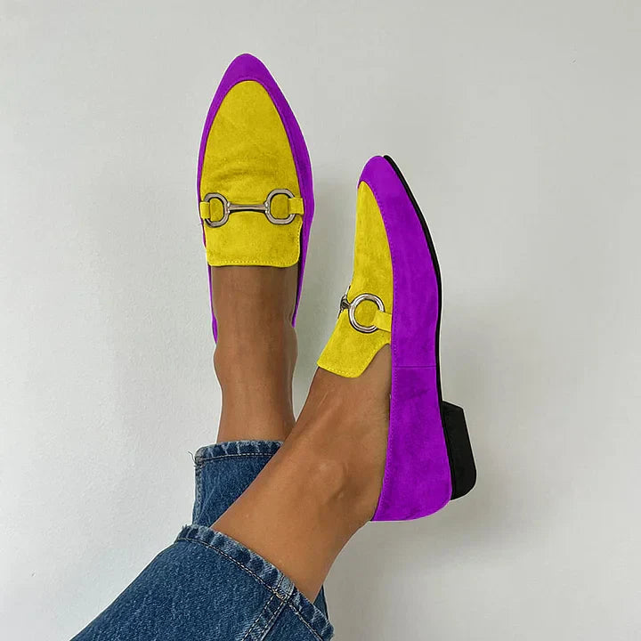 LOAFERS WITH METALLIC DETAIL