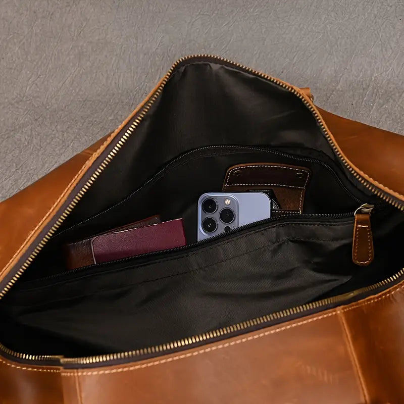 Joseph - Large Capacity Leather Travel Bag