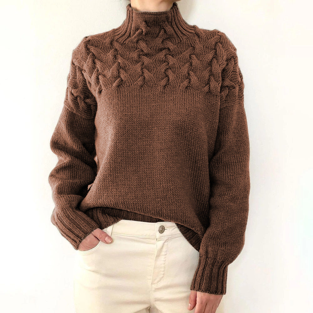 Loretta | Soft and Embracing High Neck Sweater