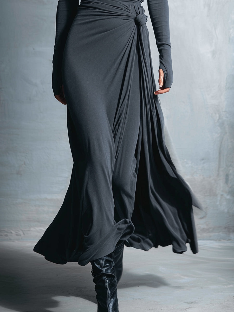 Zofia - Side Tied Maxi Dress