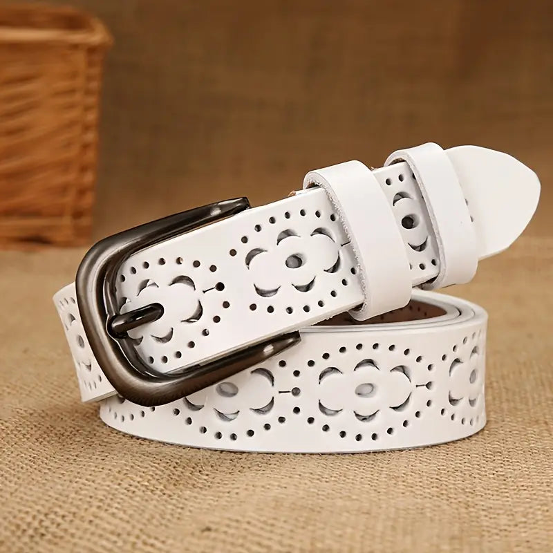 Classic leather belt - expertly crafted for women