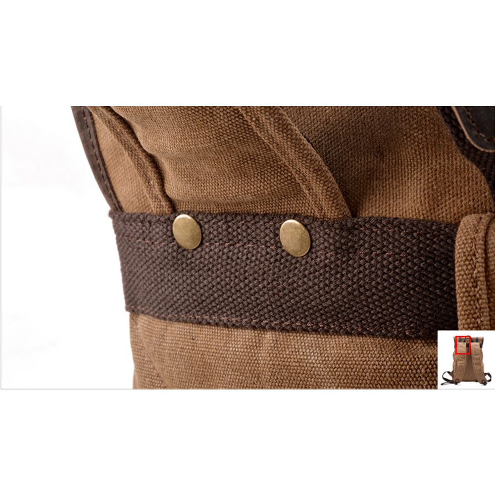 Marcus - Weighted Canvas Travel Backpack