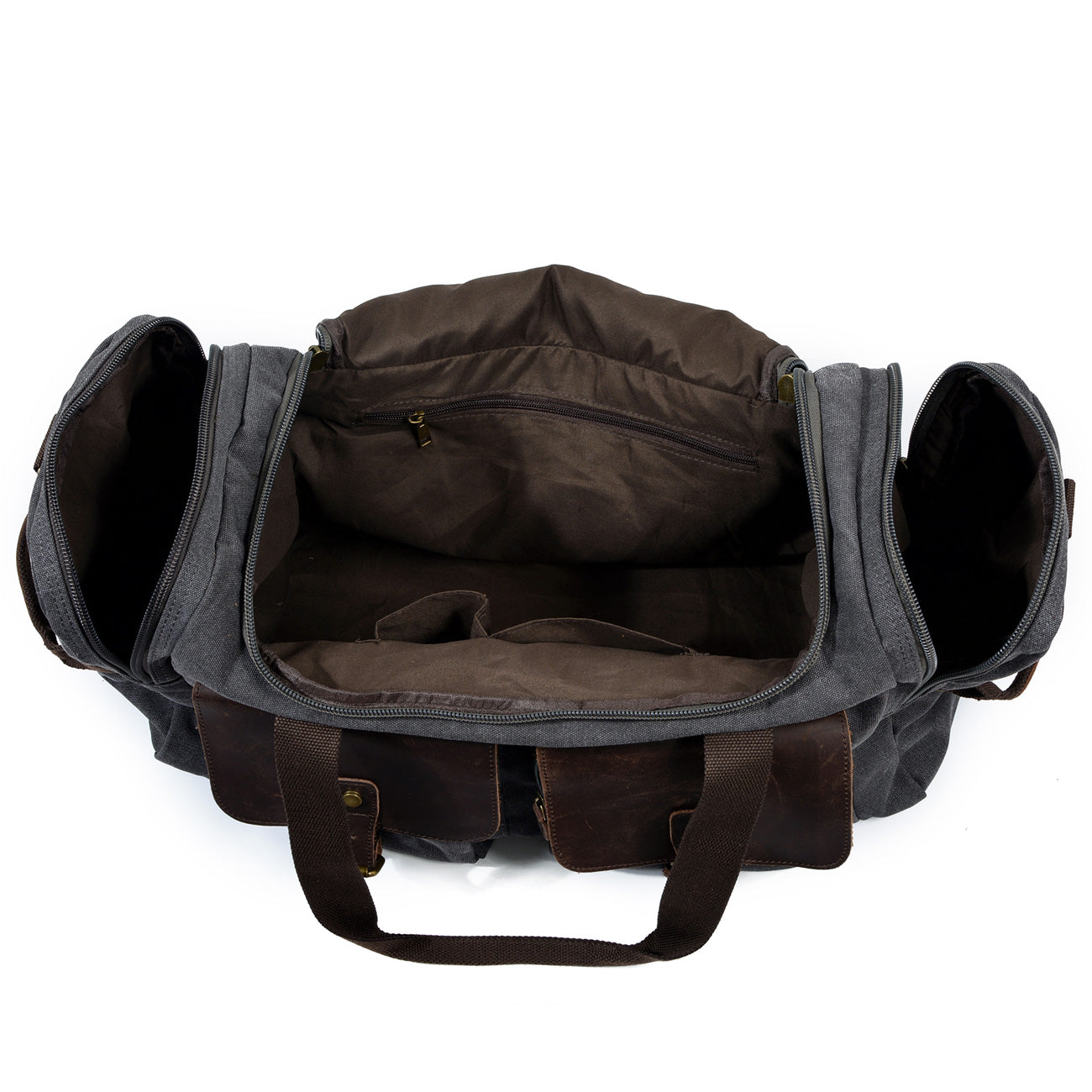 David - Canvas Leather Duffle Bags for Men