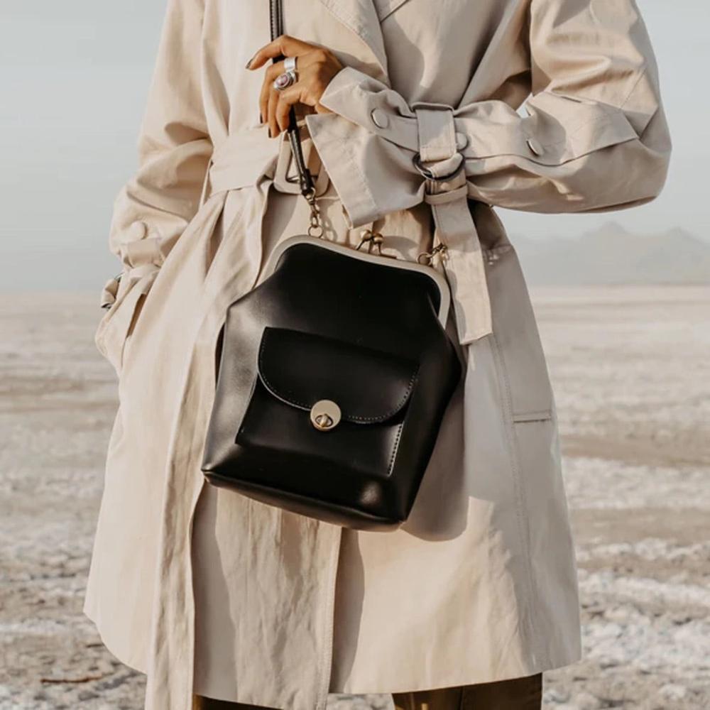 Vintage Lock Bag - Clara's Retro Chic Essential Piece (Buy 1, Get 1 Free)