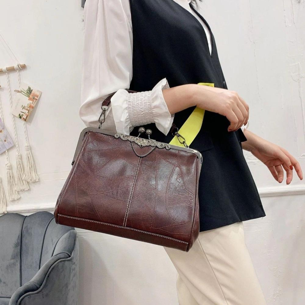 Vintage Clip Handle Bag