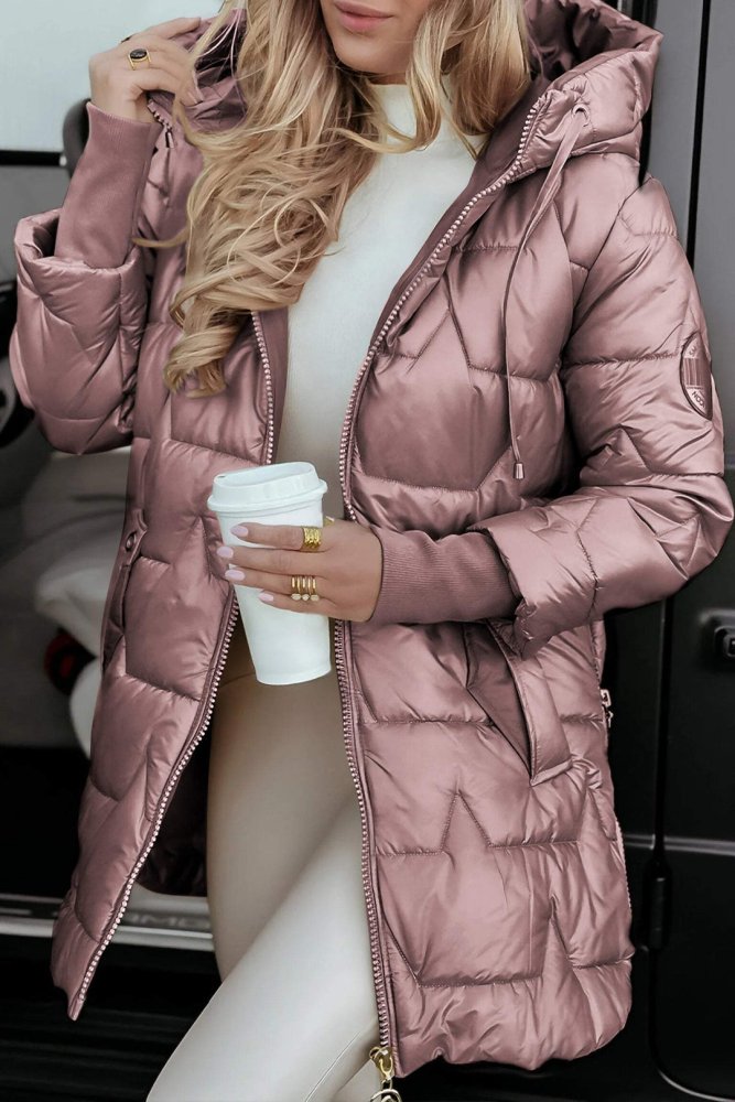 Lina | Long and Warm Hooded Puffer Jacket