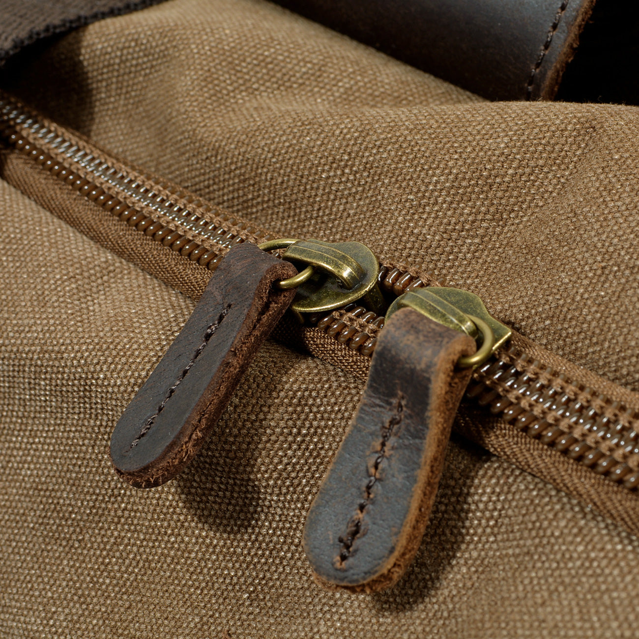 David - Canvas Leather Duffle Bags for Men