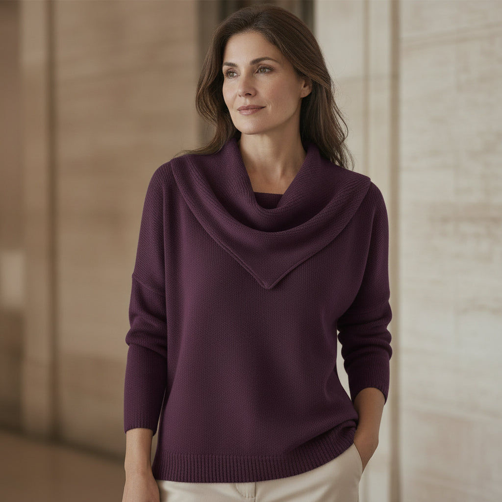 Liora | Warm Jumper with Soft Neckline