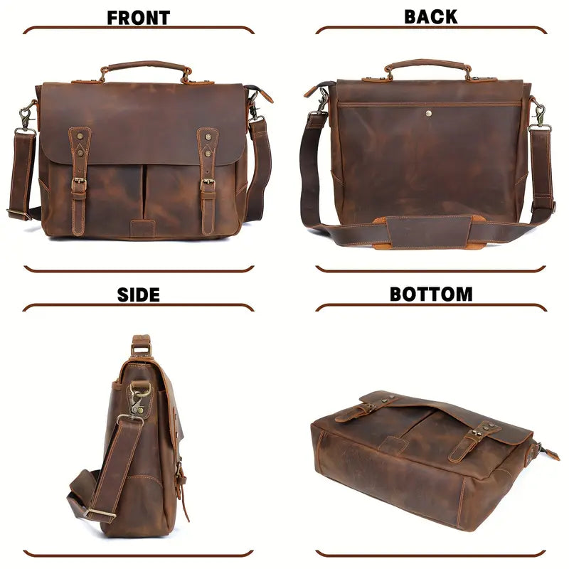 Mark - Retro Style Document Bag Messenger Bag
