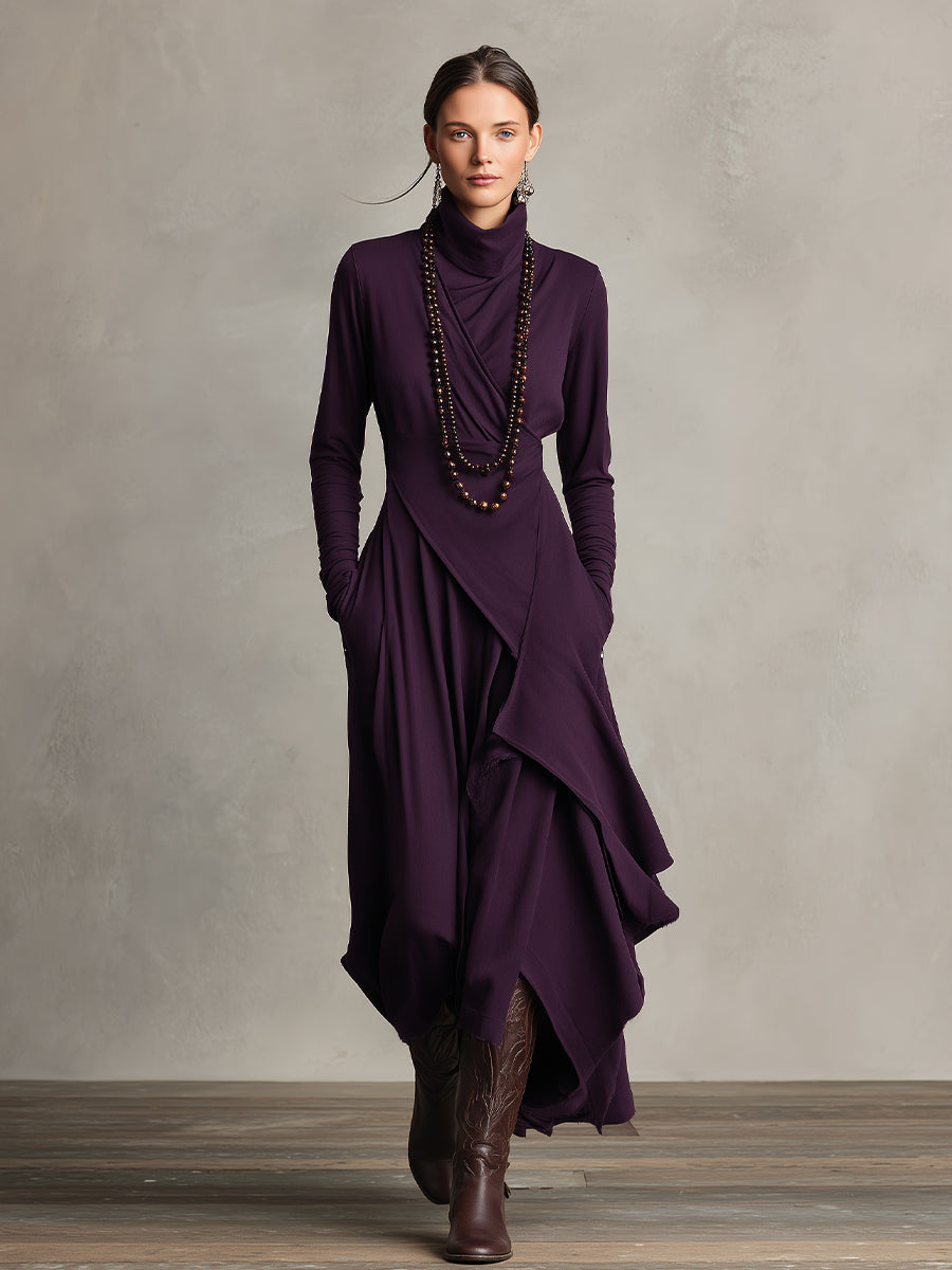 Natalie | Stylish Draped Dress