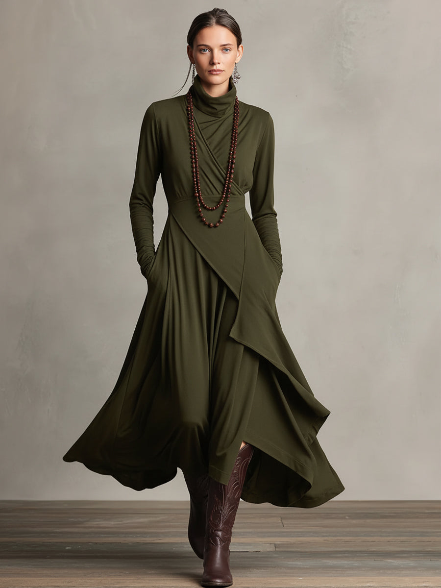 Natalie | Stylish Draped Dress