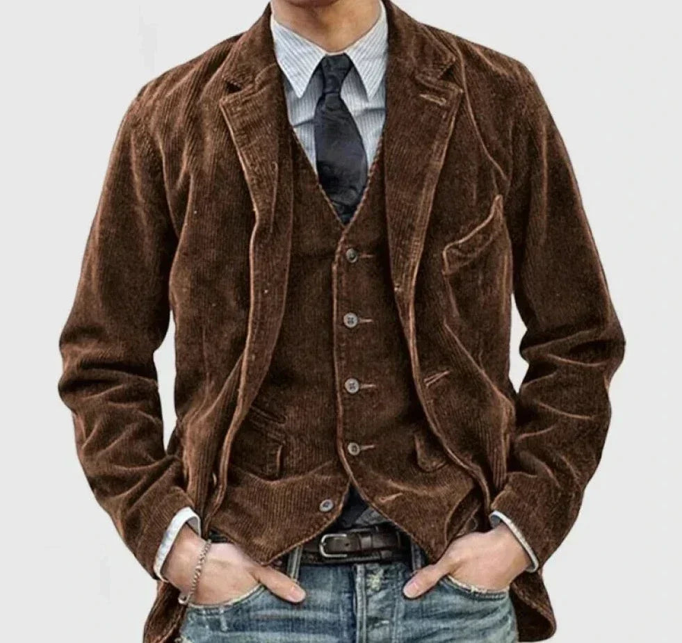 BRIAN | MEN'S CORDUROY SUIT SET
