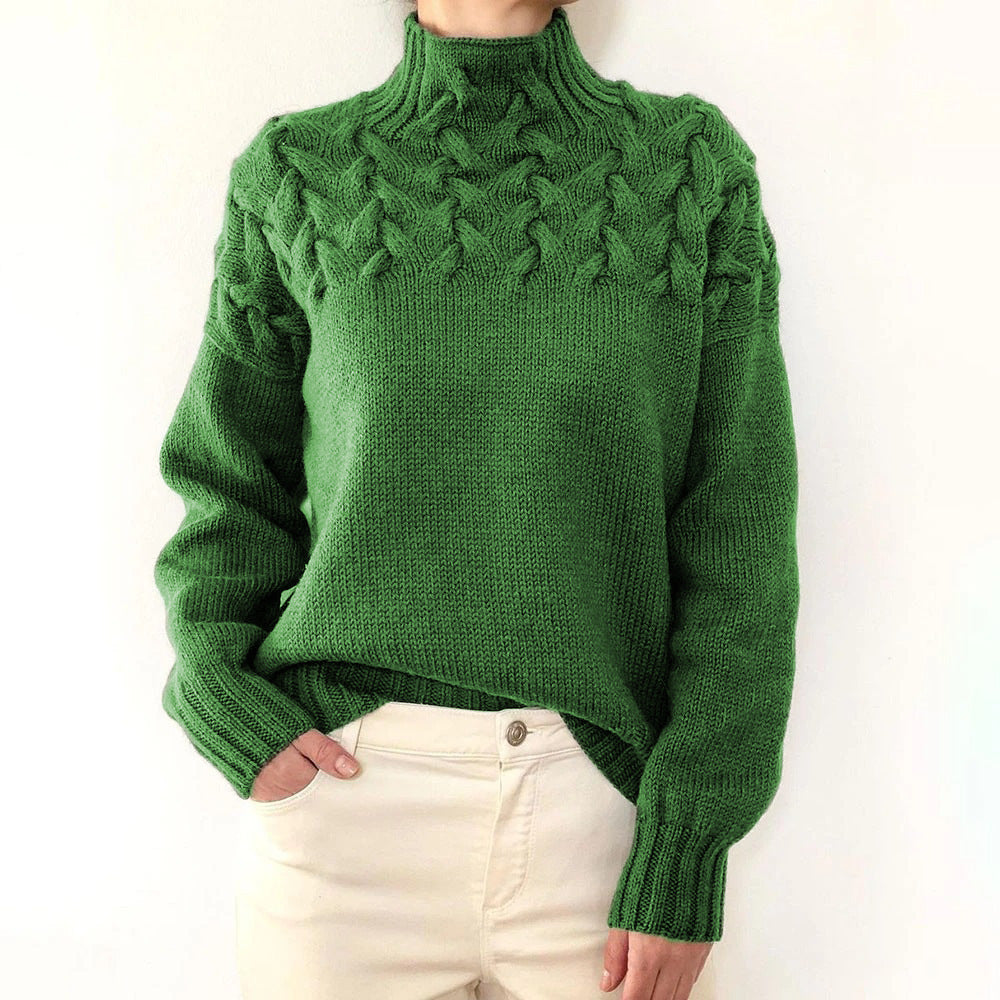 Loretta | Soft and Embracing High Neck Sweater