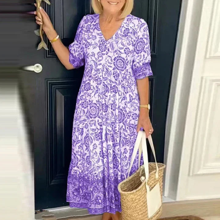 SONIA | DRESS WITH V-NECK