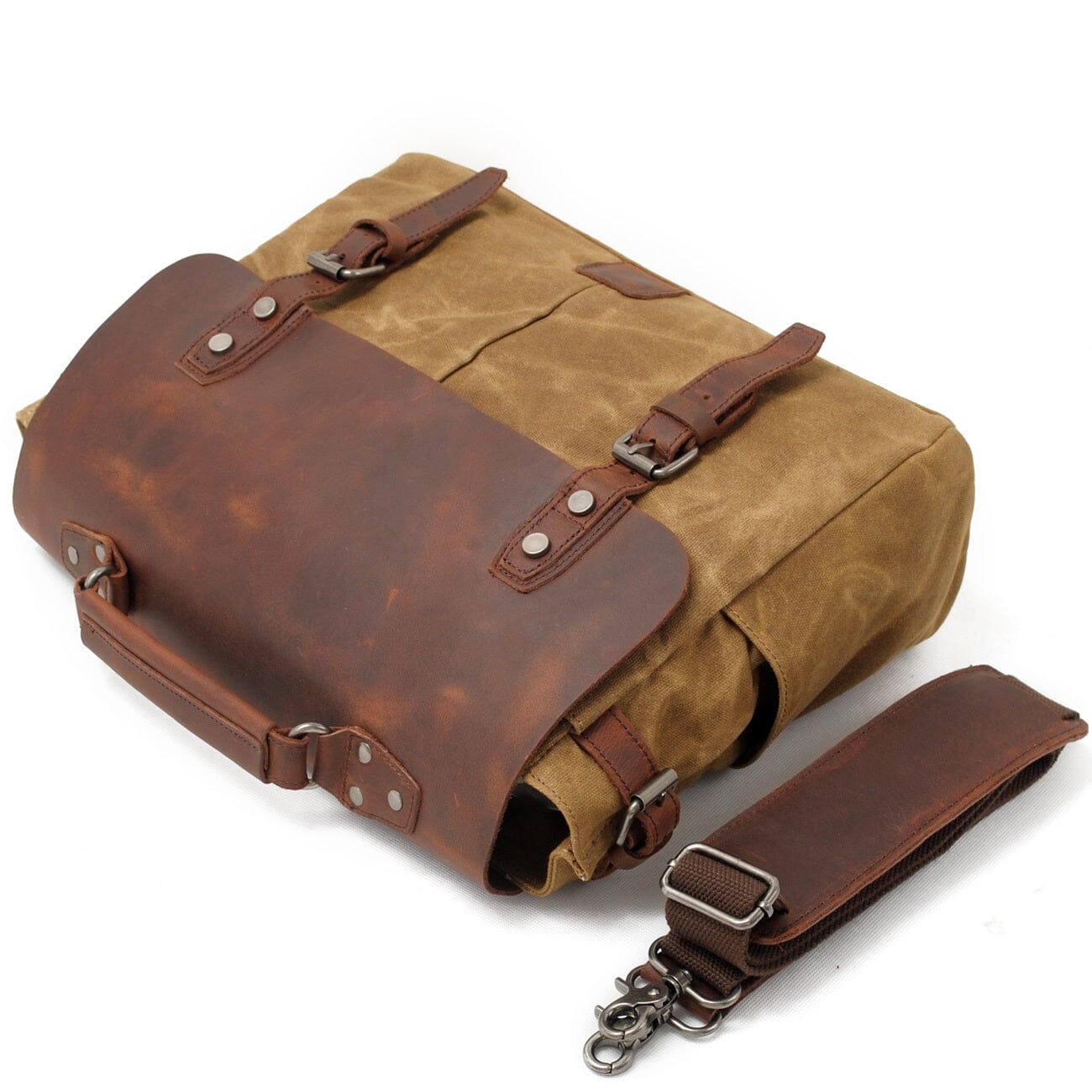 Alexander - Vintage Style Canvas Shoulder Bag
