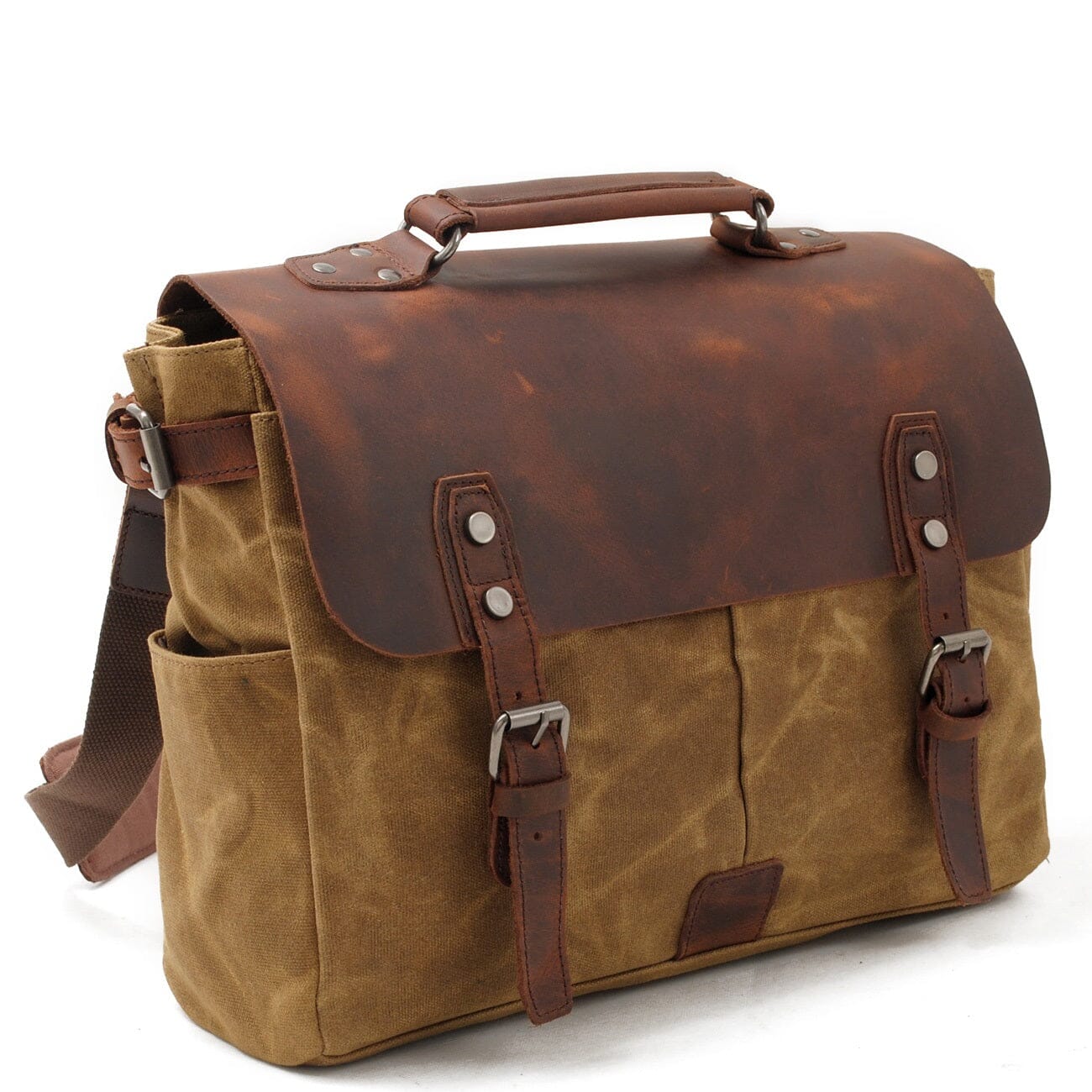 Alexander - Vintage Style Canvas Shoulder Bag