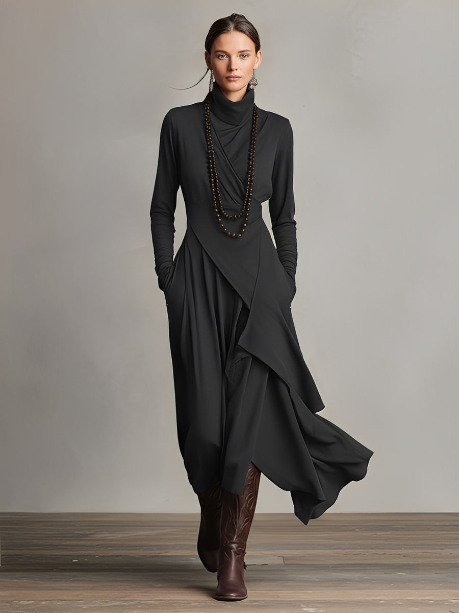 Natalie | Stylish Draped Dress