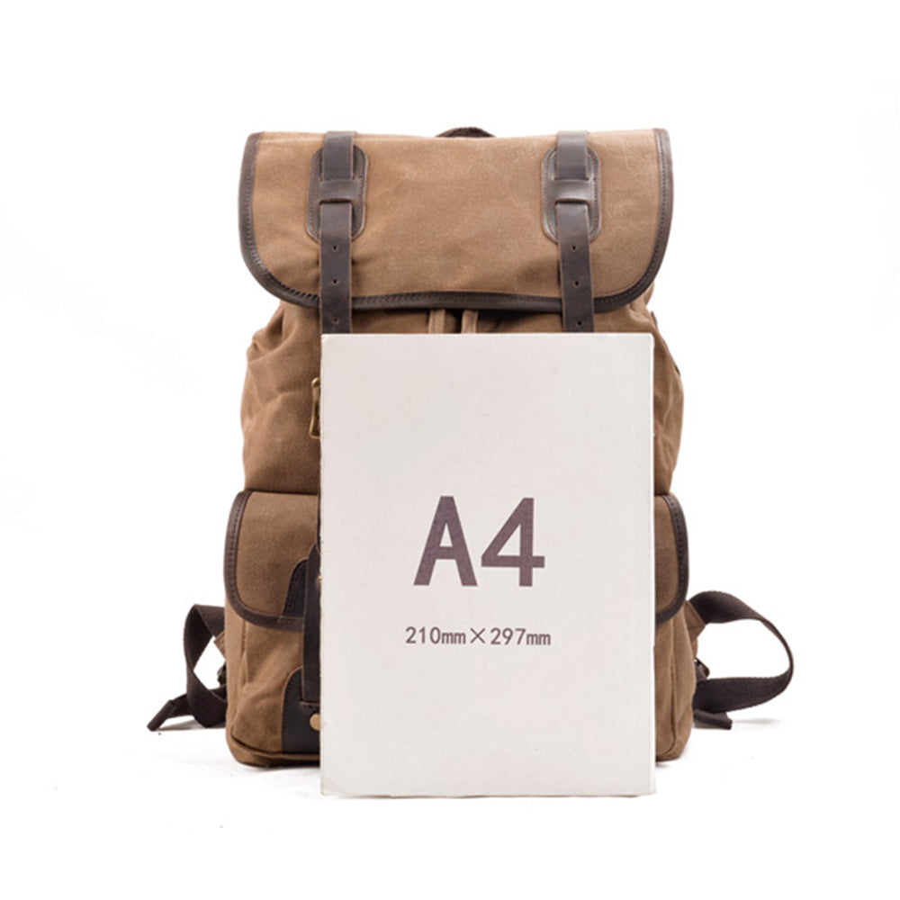 Marcus - Weighted Canvas Travel Backpack