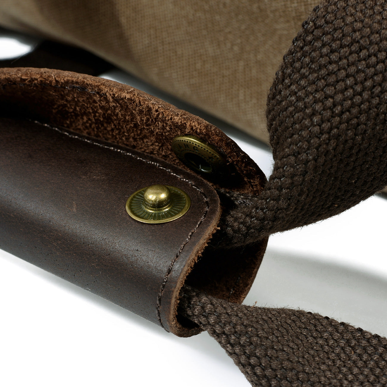David - Canvas Leather Duffle Bags for Men