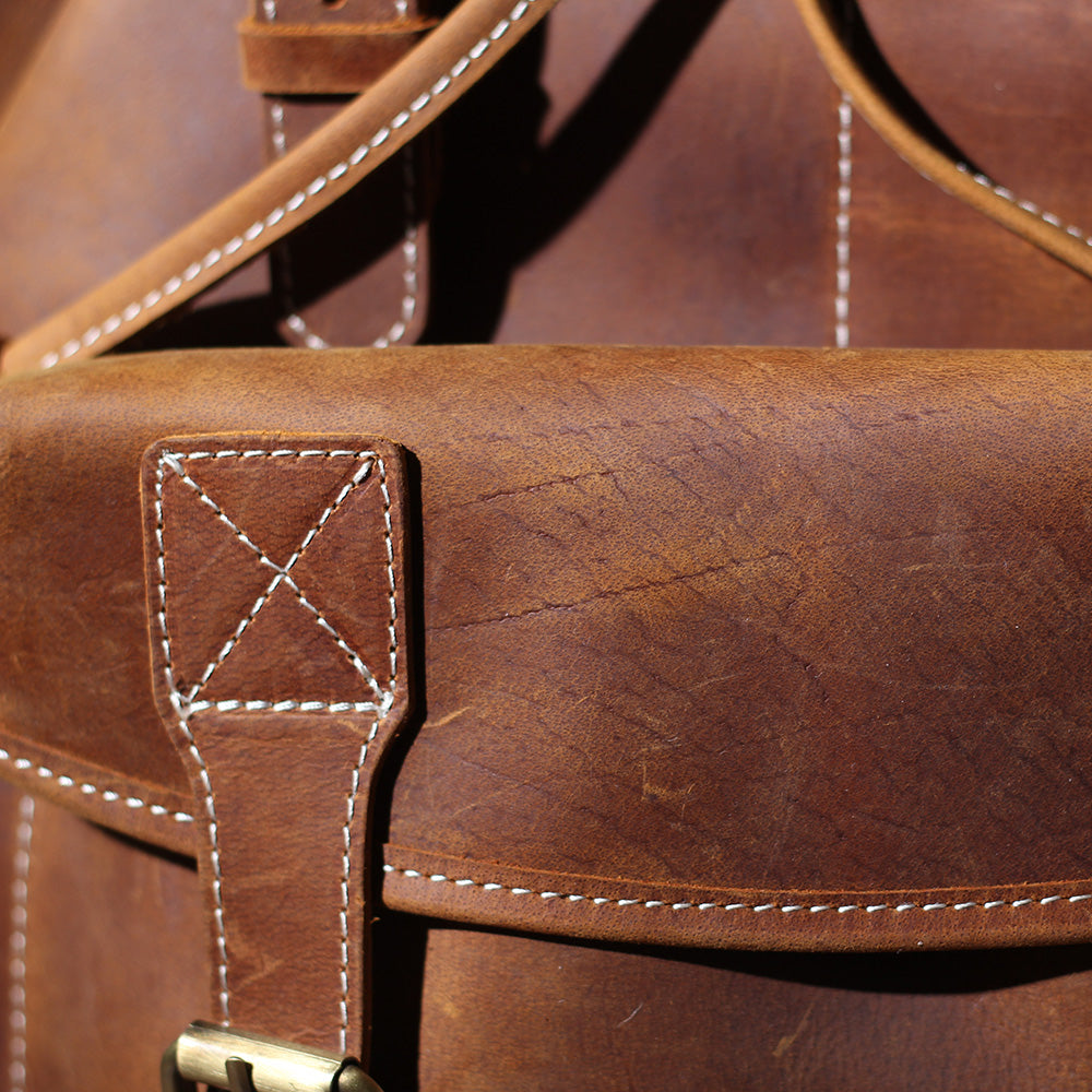 Jeffrey - Durable Classic Leather Backpack