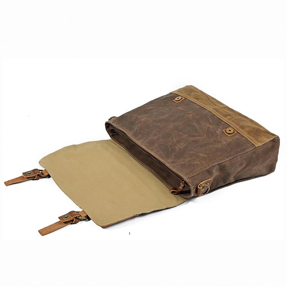 Jack - Water-Resistant Waxed Canvas Messenger Bag