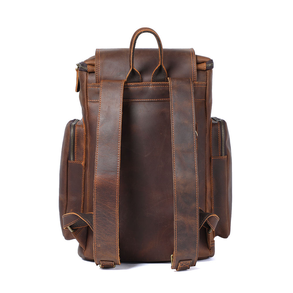 Charles - Men's Leather Laptop Backpack