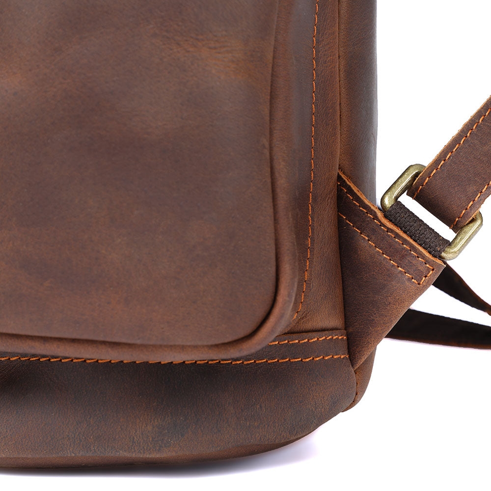 Charles - Men's Leather Laptop Backpack