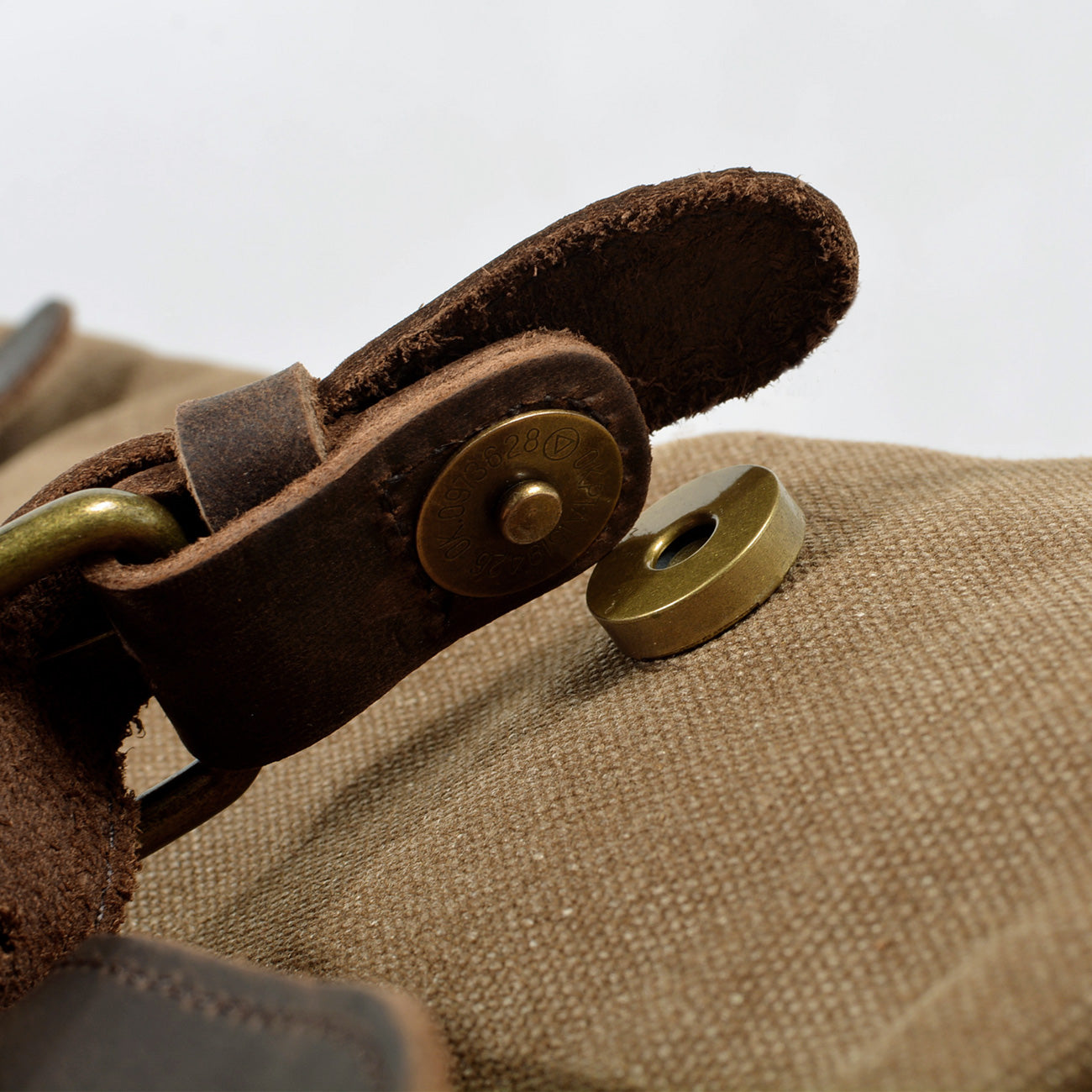 David - Canvas Leather Duffle Bags for Men