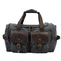David - Canvas Leather Duffle Bags for Men
