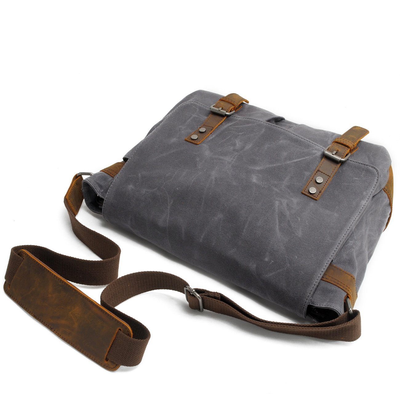 Joshua - Canvas Shoulder Messenger Bag for Men