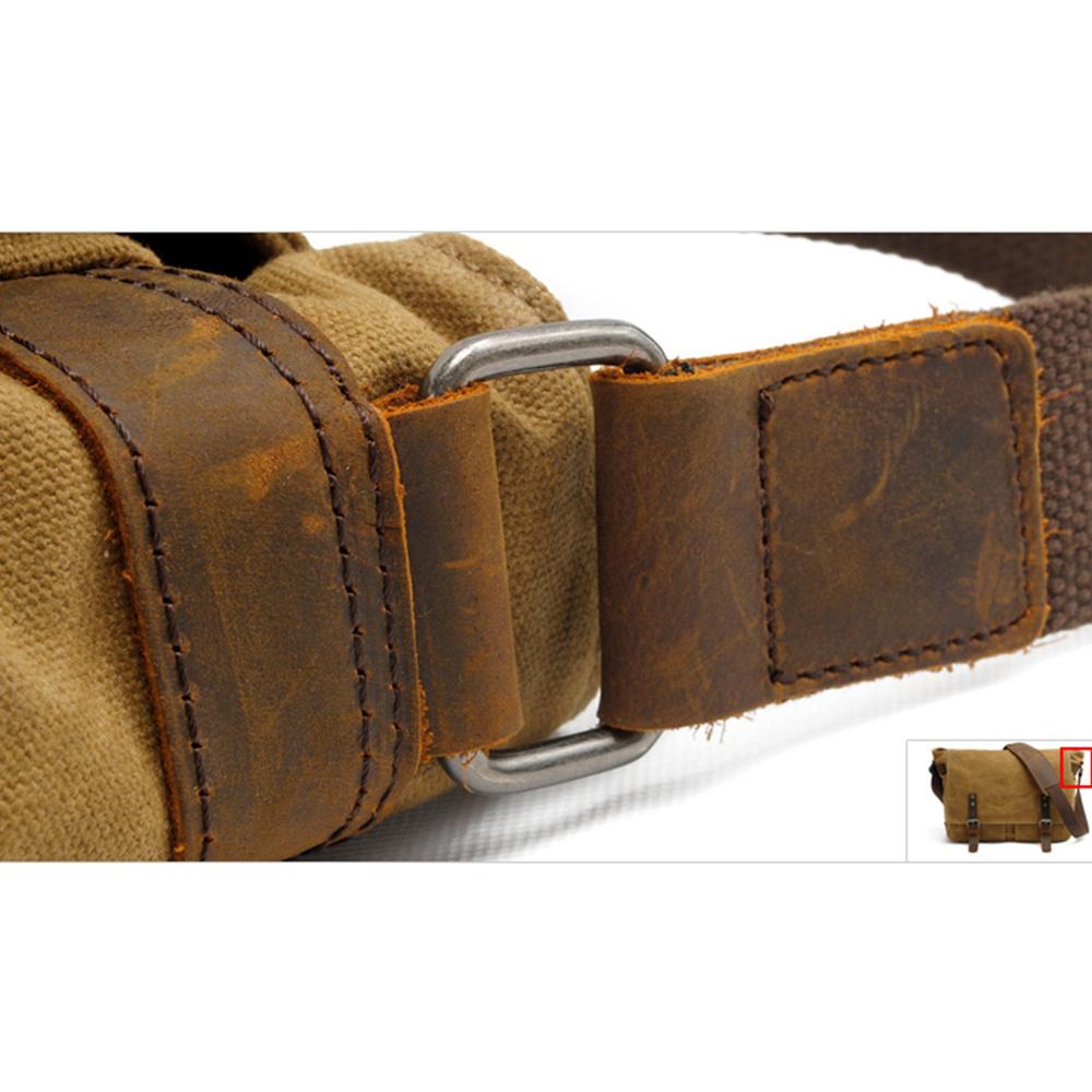 Joshua - Canvas Shoulder Messenger Bag for Men