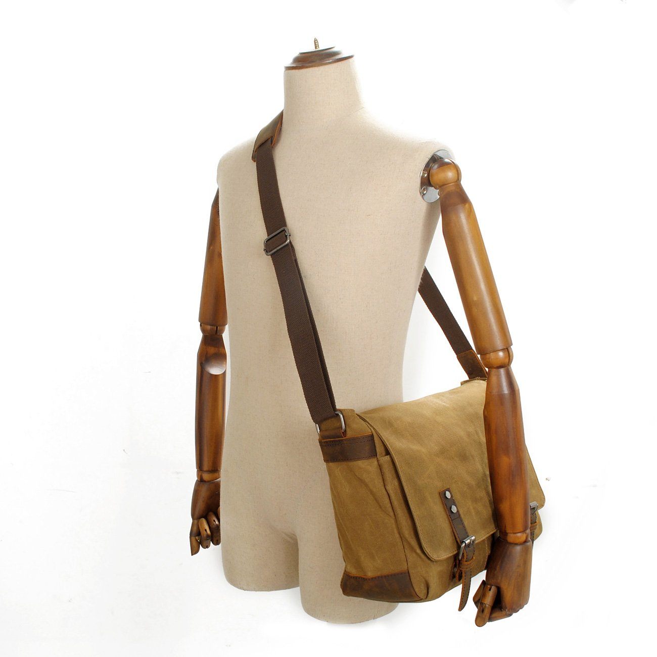 Joshua - Canvas Shoulder Messenger Bag for Men
