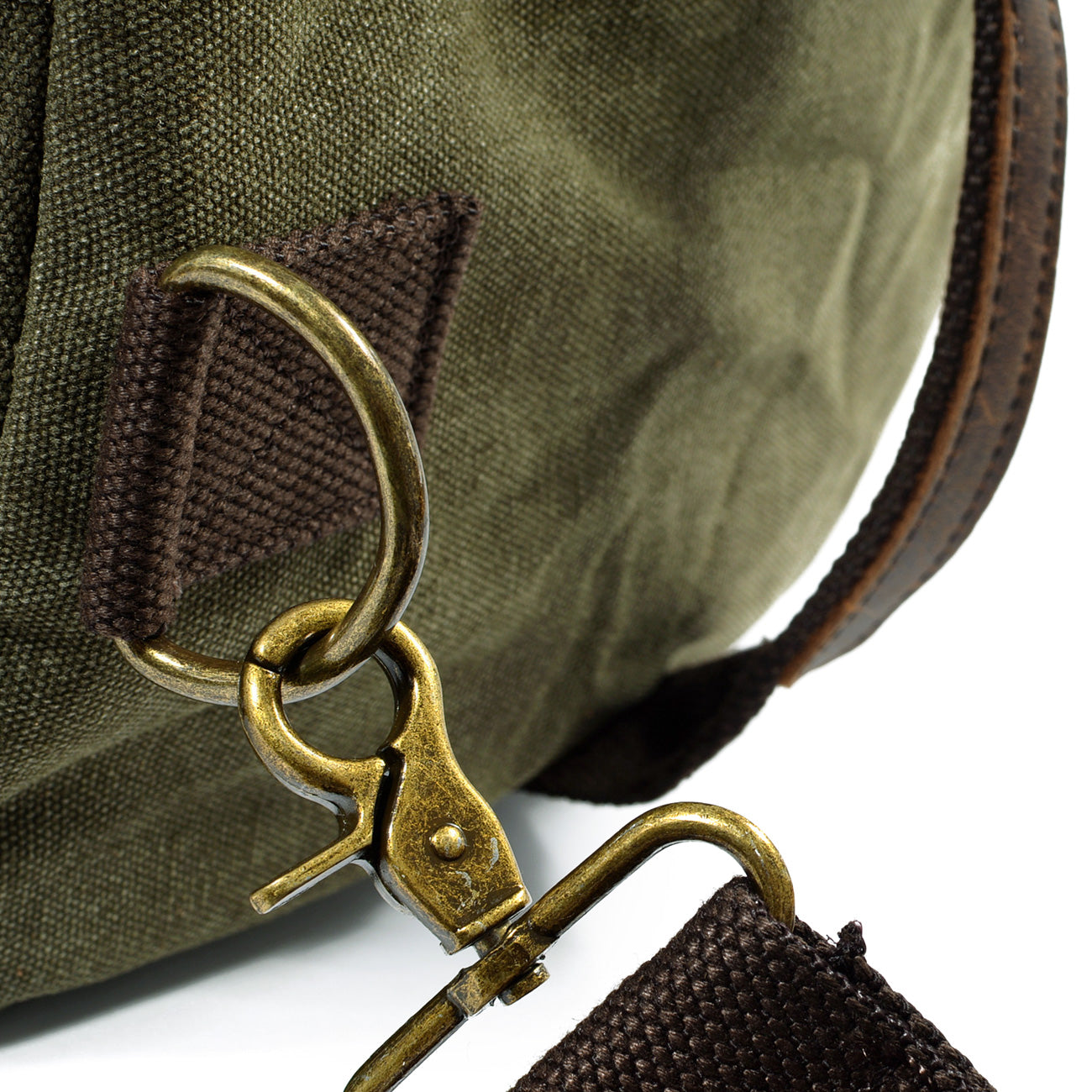 David - Canvas Leather Duffle Bags for Men