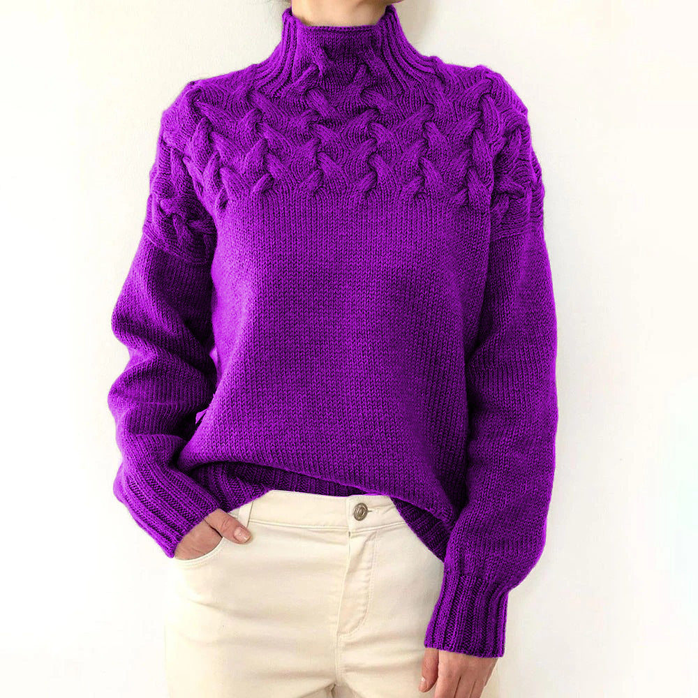 Loretta | Soft and Embracing High Neck Sweater