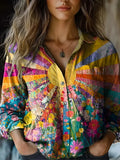 Tineke - Shimmering Sunflower Top