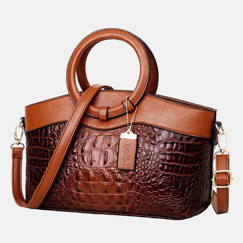 JAYE | STYLISH CROCODILE PATTERN HAND BAG