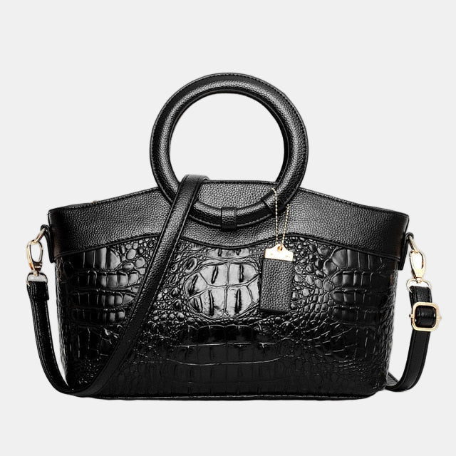 JAYE | STYLISH CROCODILE PATTERN HAND BAG