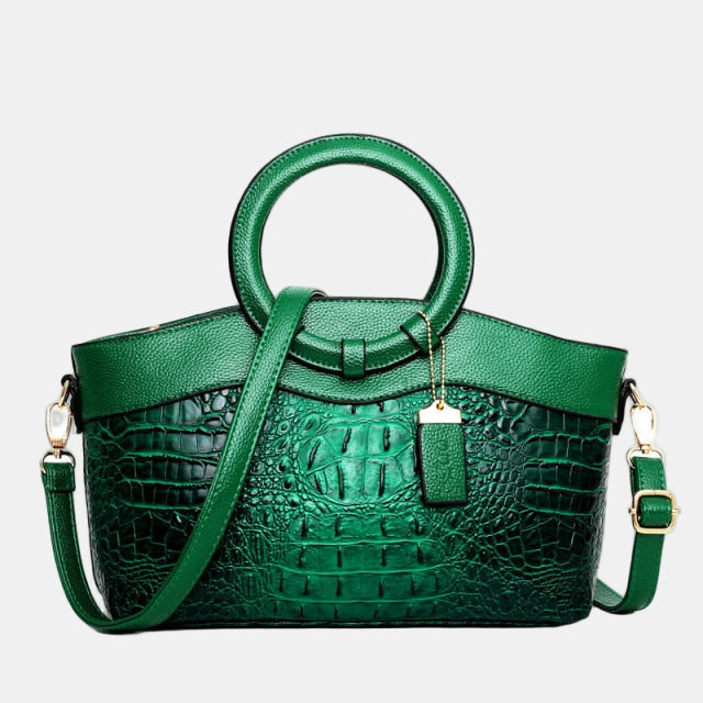 JAYE | STYLISH CROCODILE PATTERN HAND BAG