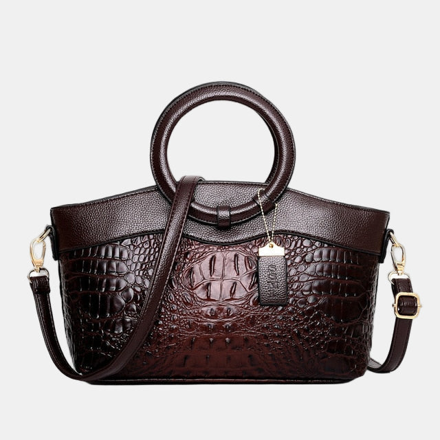 JAYE | STYLISH CROCODILE PATTERN HAND BAG