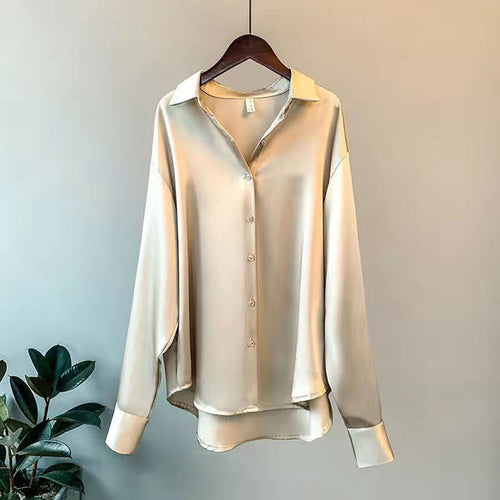 Angela - Women's Satin Shirt