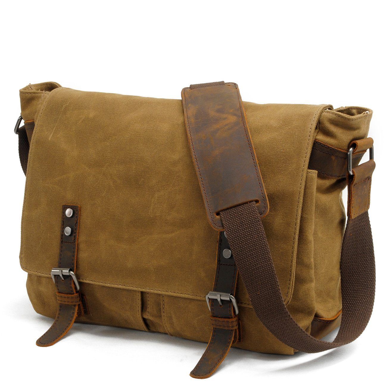 Joshua - Canvas Shoulder Messenger Bag for Men