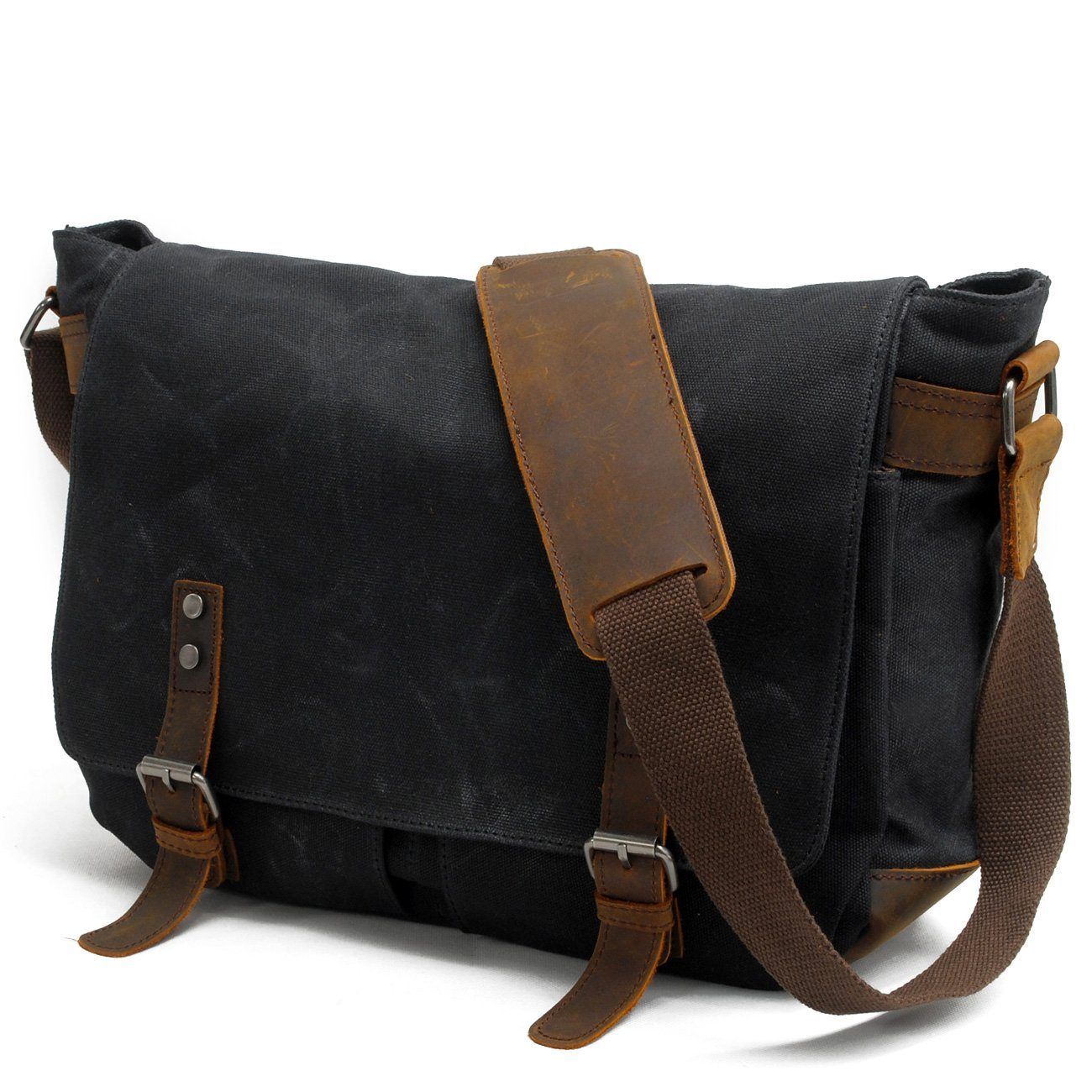 Joshua - Canvas Shoulder Messenger Bag for Men