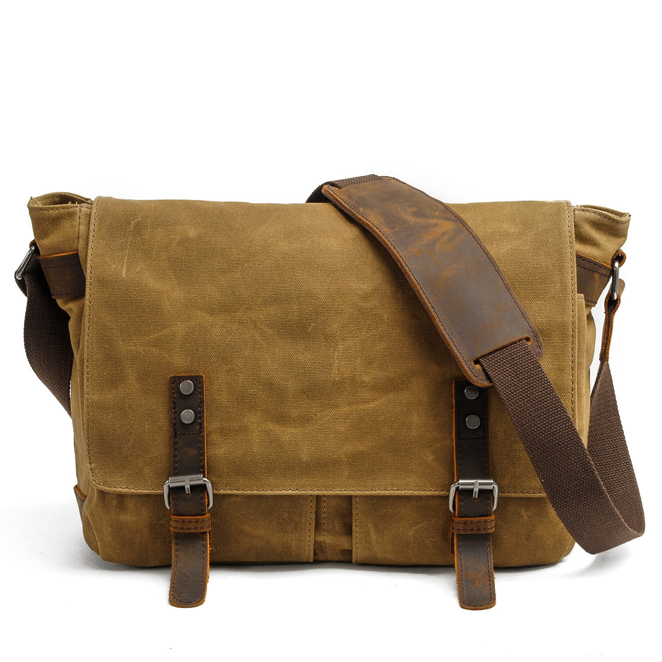 Joshua - Canvas Shoulder Messenger Bag for Men
