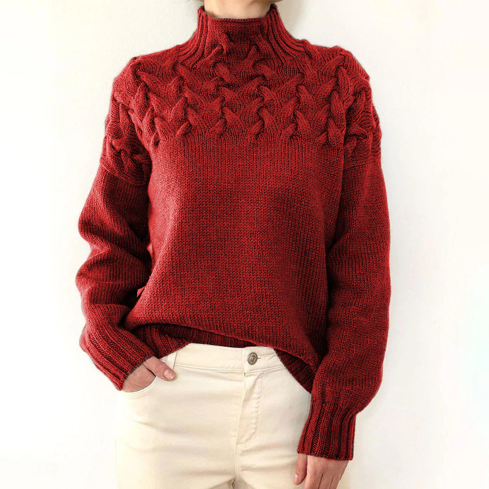 Loretta | Soft and Embracing High Neck Sweater
