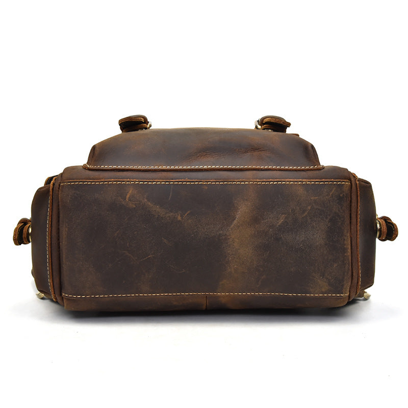 Nathan - Water-Resistant Leather Backpack