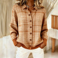 BEATRICE – Warm Checked Soft Sweater
