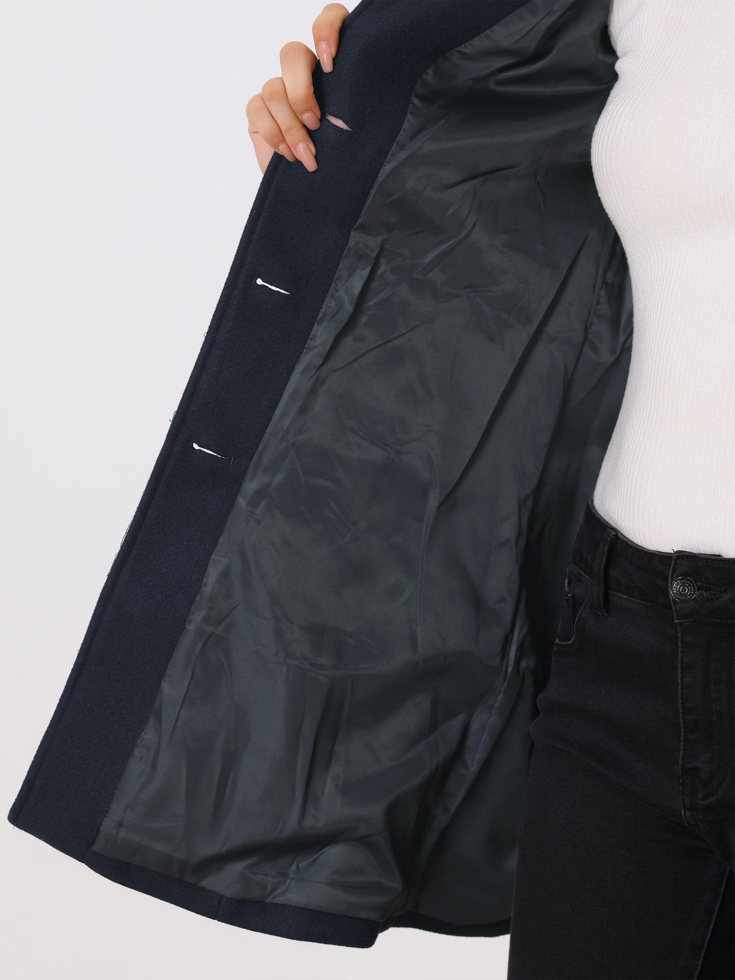 Josephine - Winter Coat with One Button