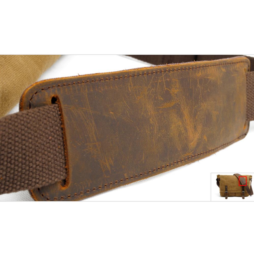 Joshua - Canvas Shoulder Messenger Bag for Men