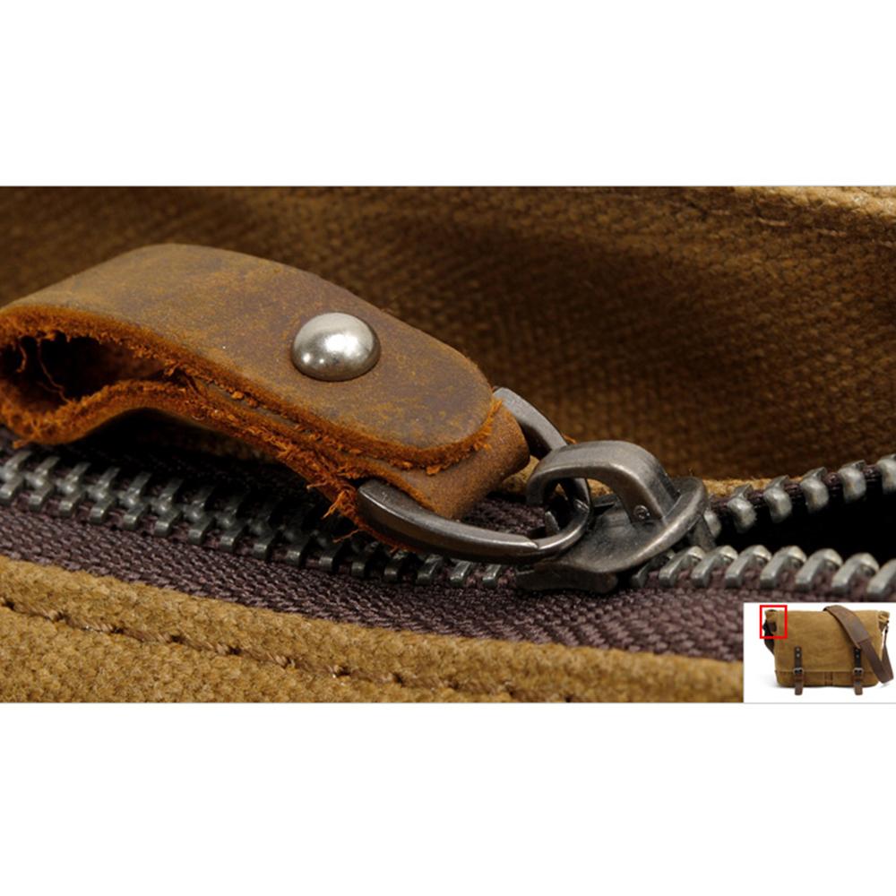 Joshua - Canvas Shoulder Messenger Bag for Men
